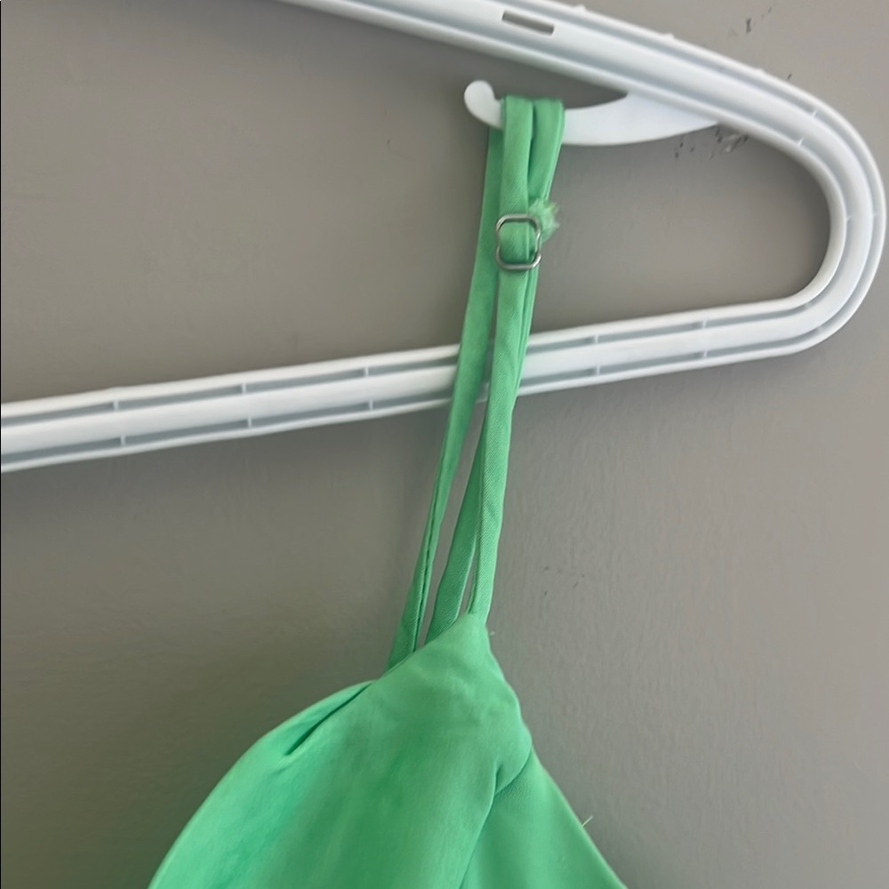 ZARA Green Sleeveless Crop Bustier Top - Picture 8 of 8
